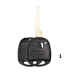 X Autohaux Car Remote Key Fob Case Shell Cover Tools for Toyota Avensis Celica Corolla Camry Echo Kluger Prado RAV4 Yaris Hiace