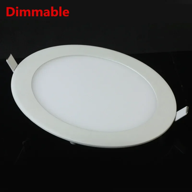 

Dimmable LED Downlight 3W 4W 6W 9W 12W 15W 25W Recessed LED Ceiling Panel Light AC85-265V brightness adjustable 1pc free ship