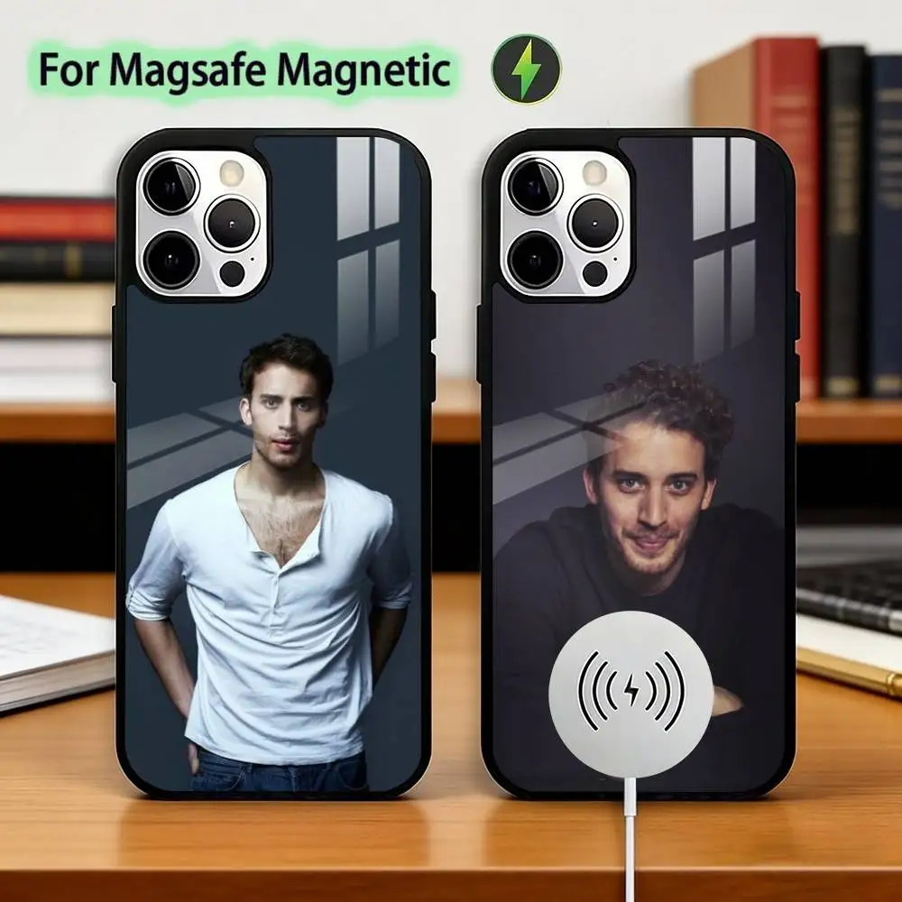 

Jonas Bloquet A-Actor Phone Case For iPhone17,16,15,14,13,12,11 Plus,Pro Magnetic For Magsafe Wireless Charging