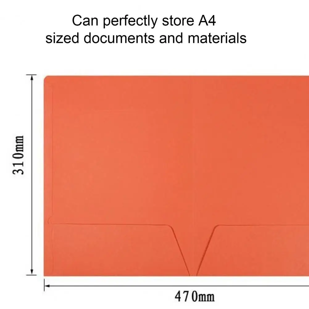 Office-Datei speicher ordner farb codiert a4 Doppel datei ordner mit Visitenkarte steckplatz für die visuelle Attraktivität der Papier kram organization