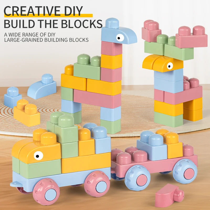 

Детские мягкие резиновые строительные блоки, новейшие большие частицы могут жевать для детей, ранние развивающие головоломки, сборочные блоки «сделай сам»
