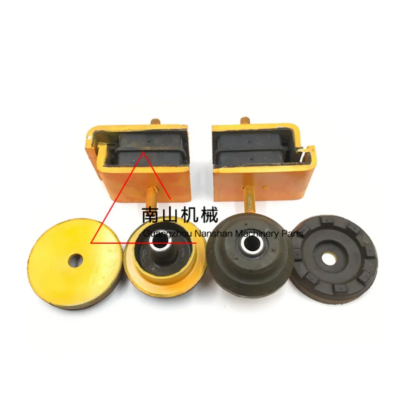 For Hitachi ZAX120 6Machine rubber feet engine damping rubber Machine foot pad buffer cushion machine foot mat Excavator Parts