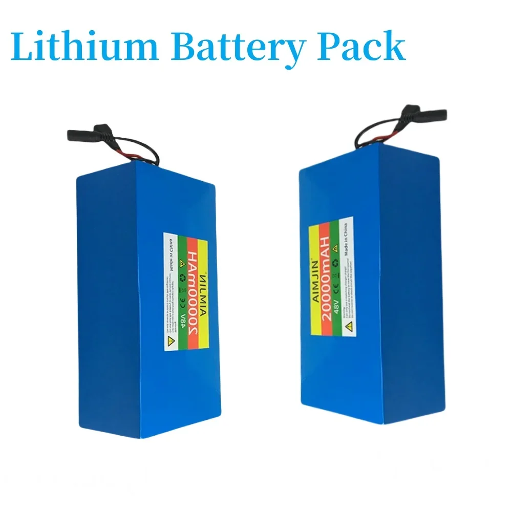 18650 48V 20Ah 13S5P Battery Pack Lithium Li-ion Battery For 500-1000W Built-in BMS