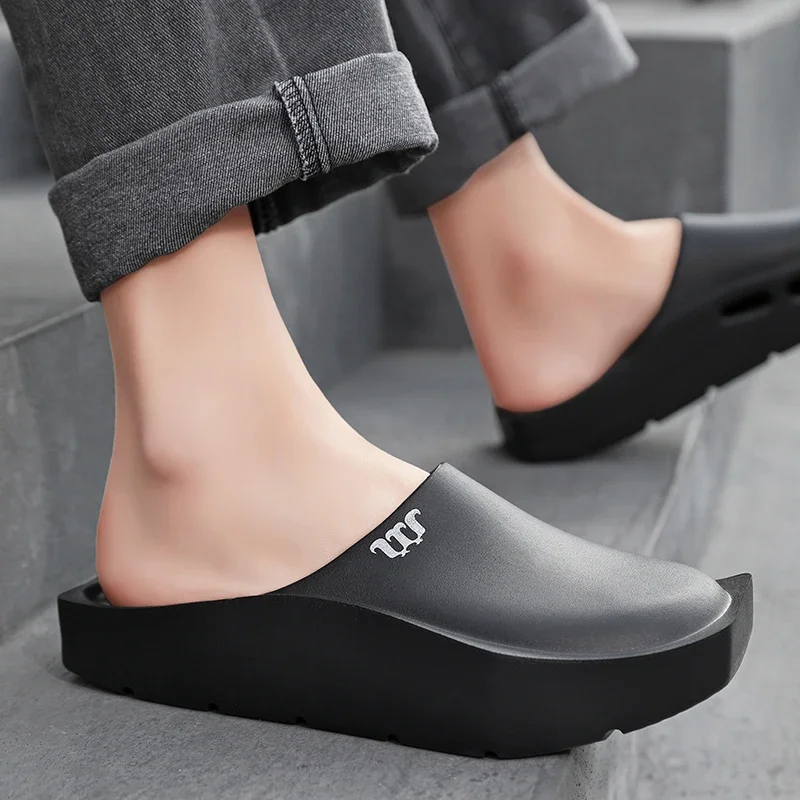 تصميم غير منتظم لتجميع الأزياء في الهواء الطلق مجموعة الصيف ملابس عدم الانزلاق النعال للرجال والنساء بنفس الحجم الكبير #1