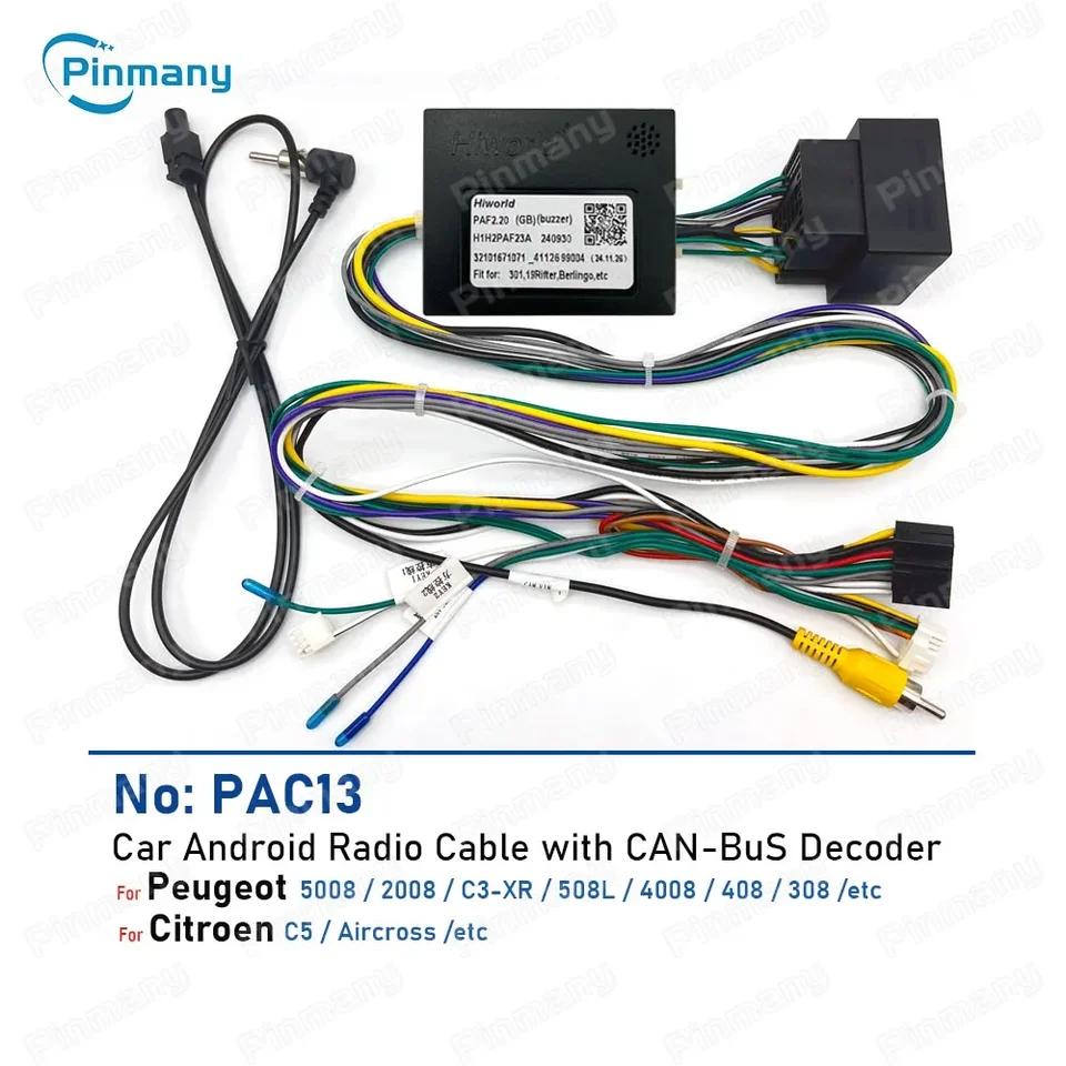 CanBus Adaptateur De Câble De Faisceau De Câblage Stéréo Pour