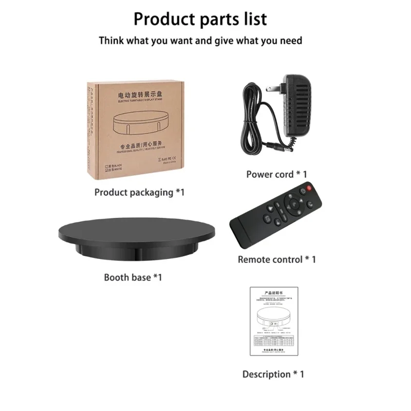 Nieuwkomers fotografie draaitafel 60cm 100kg elektrische roterende displaystandaard rekwisieten draaitafel