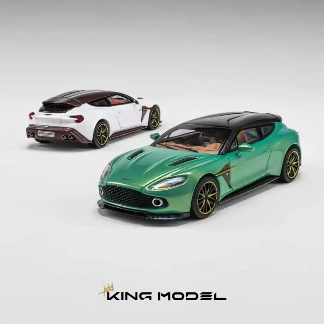 King Model KM 1:64 Aston Martin Zagato Shooting Brake Alloy Diecast Model Car Collectible Gift