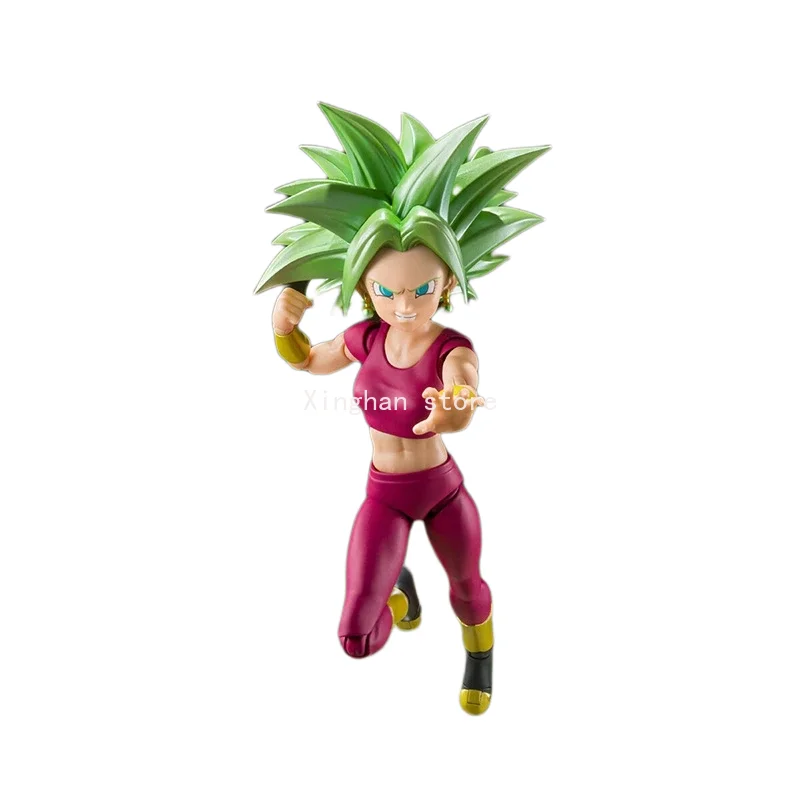 Original genuino S.H.Figuarts SHF Dragon Ball Super Saiyan Kefla Bandai Anime modelo juguetes figuras de acción regalos coleccionables