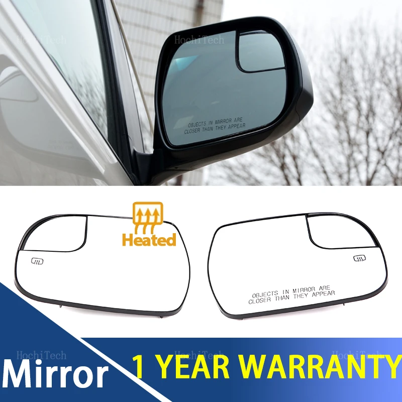 Left or Right Side Wing Car Rearview Mirror Glass Rear View for Toyota Sienna XL30 LE XLE SE 2011-2020 8790608080, 8790308080