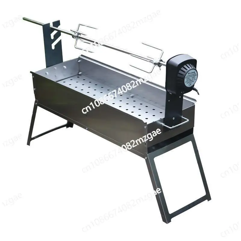 

Гриль для барбекю, бытовой, полностью автоматический, для жарки, стеллаж для ягненка, электрический вращающийся уголь, уличные шампуры, инструменты для улицы