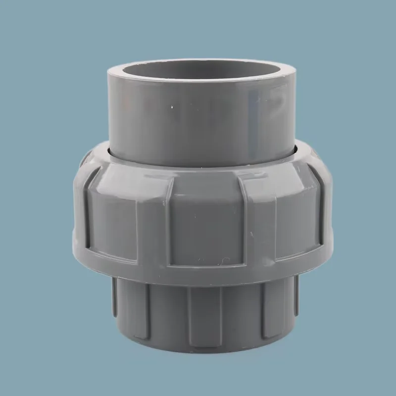 20-110mm PVC Union Connector Socket Joint Coupling Aquarium Garden Irrigation Hydroponic System Water Pipe Fittings