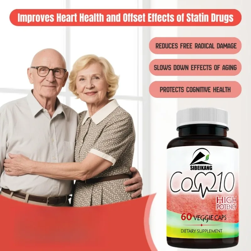 Vitamin Coenzyme Q10 500mg -600 Capsules Vegetarian Capsules Provide Energy And Antioxidant Support