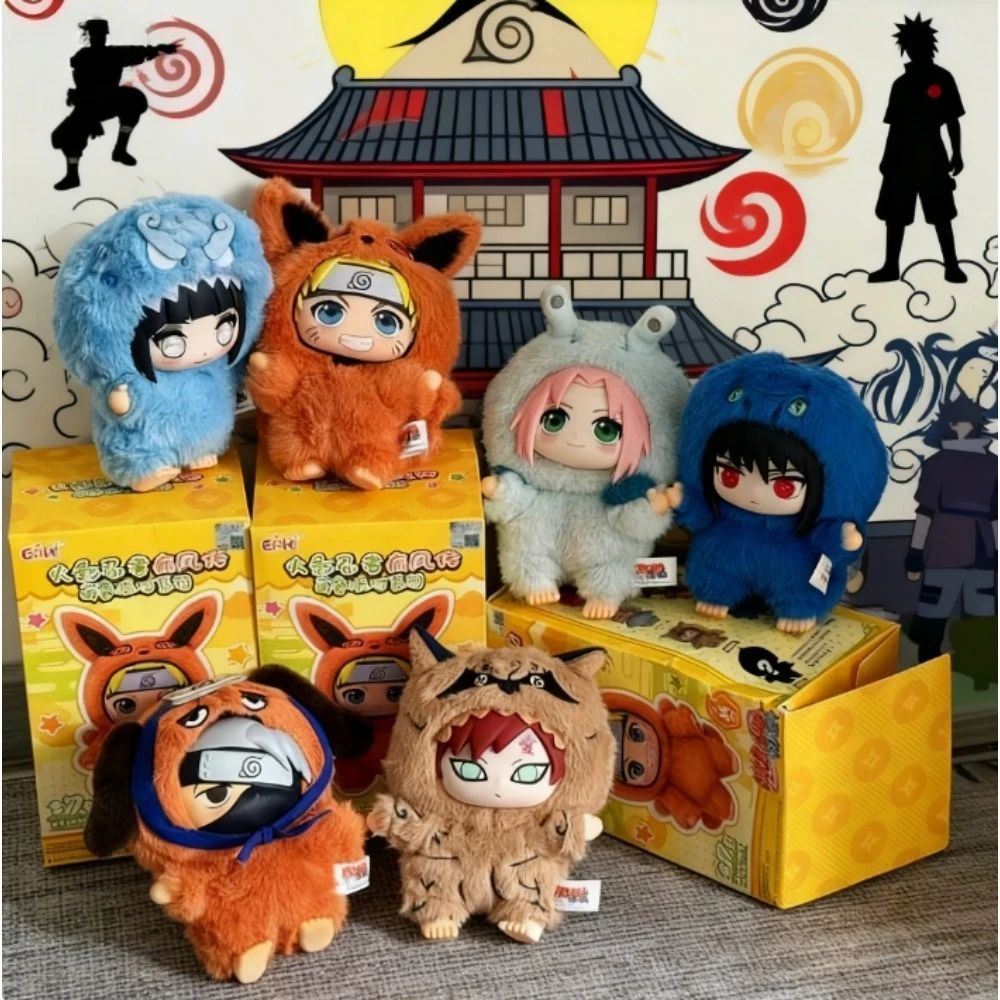 Bandai Naruto Shippuden Party Series Blind Box - Simpatico peluche Uzumaki e regalo da collezione di peluche misterioso