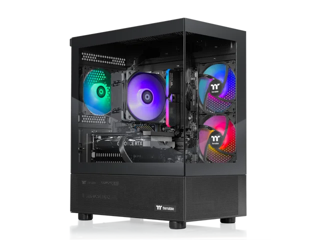 Thermaltake LCGS NE i1460-V170B Gaming Desktop (Intel Core i5-14600K, ToughRam 16GB DDR5 6000MT/s RGB Memory, NVIDIA GeForce RTX 5060, 1TB NVMe M.2, WiFi, Windows 11) N17B-B760-560-LCS Thermaltake LCGS NE i1460-V170B Gaming Desktop – Intel Core i5-14600K, ToughRAM 16GB DDR5-6000, RTX Graphics