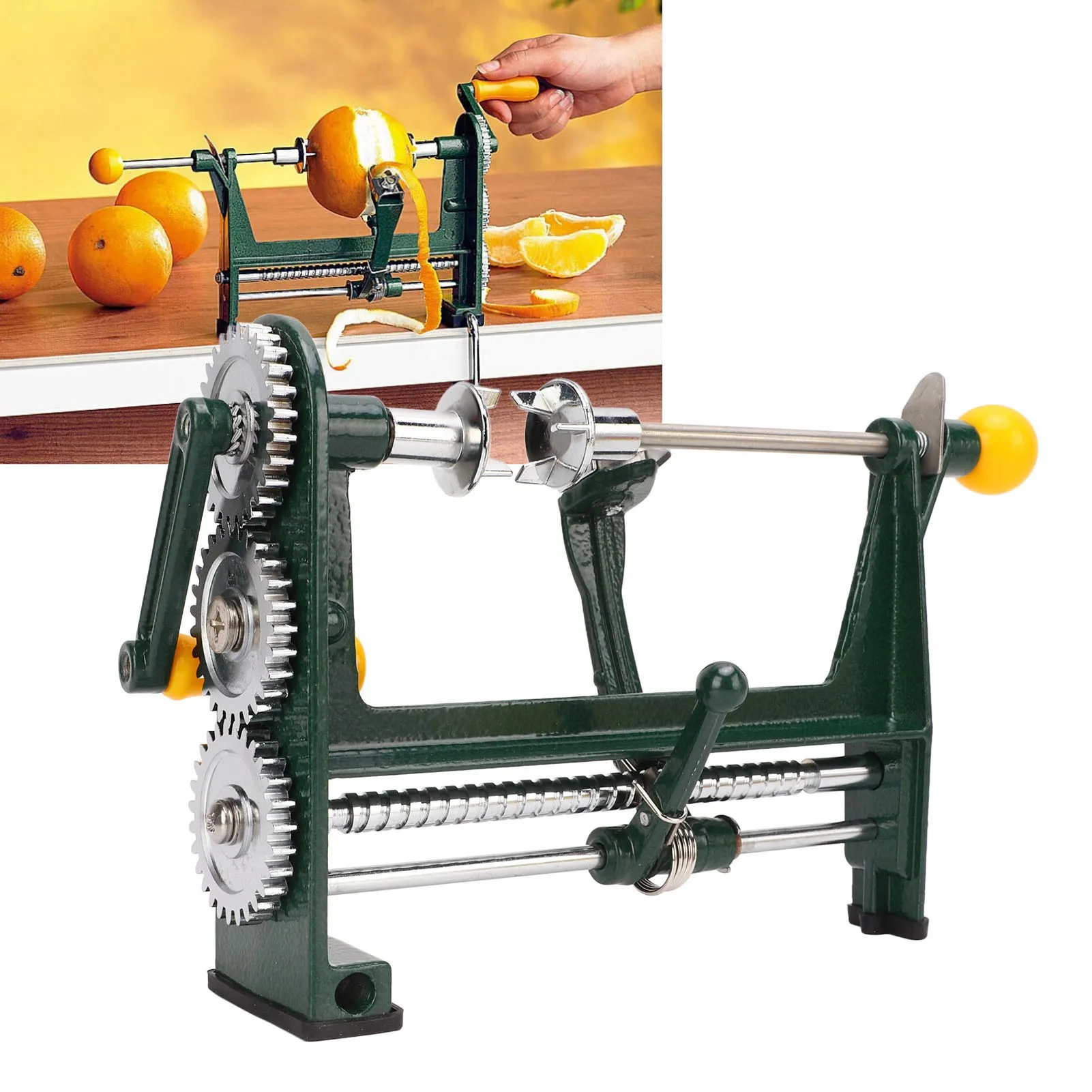 Apple Peeler Stainless Steel Quick Peeling Wear Resistant Multifunction Pear Peeler for Orange Lemon Vegetables