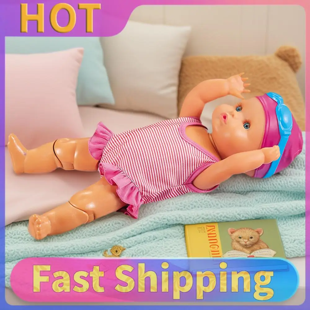 

Водонепроницаемая кукла-пловец для ванной, игрушка для детей с подвижными суставами и съемным костюмом, игрушка для ванной для малышей, подарок на день рождения для детей