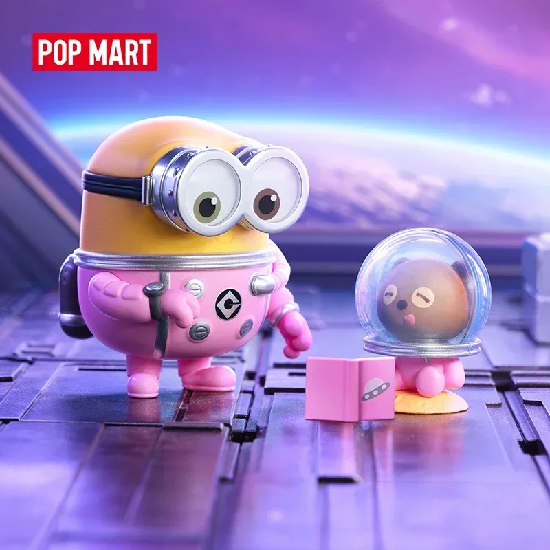 POP MART Minions Bedtime Stories van Bob en Tim Series Blind Box Toys Anime Action Figure Surprise Echte originele Mystery Box