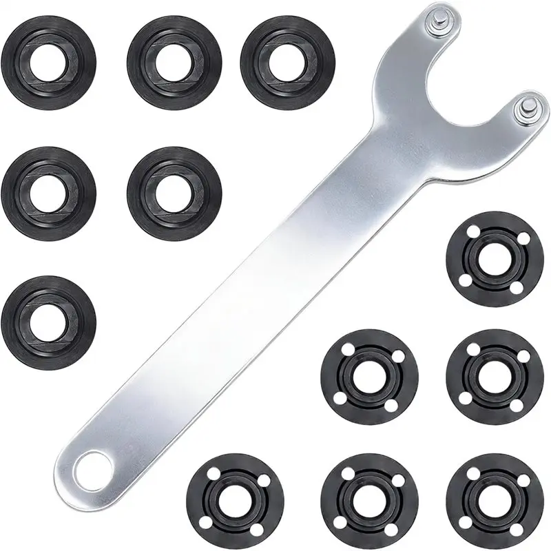 

A76K For Milwau-Kee Ryobi& 4.5"/5"/7" Grinders 5/8"- 11" Angle Grinder Wrench Kit Nut