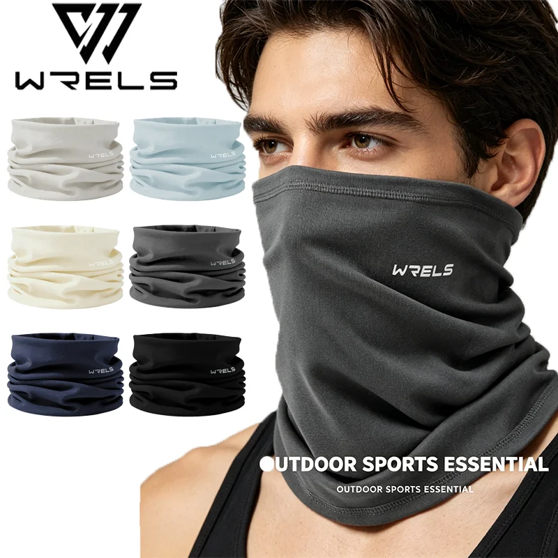WRELS Winddichte Maske, Schal, Wärmer, Halsmanschette, elastischer Schlauch, Gesichtsbedeckung für Männer und Frauen, Schal für Skifahren, Wandern, Radfahren, Reiten, Snowboarden