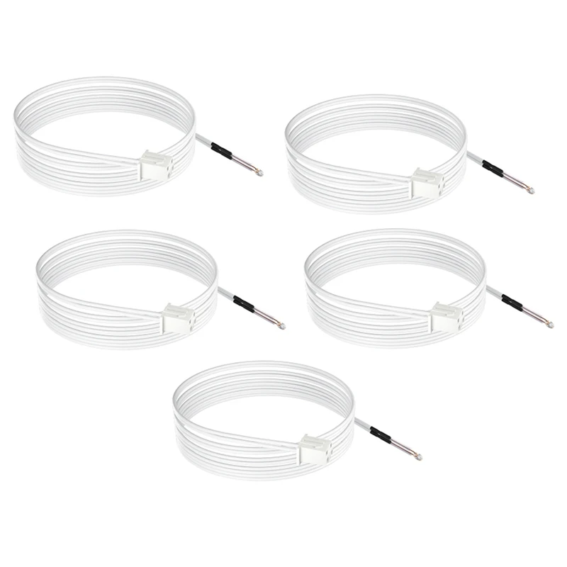 5Pcs For Ender 3 Thermistor,NTC 100K Glass Bead Thermistor,3D Printer NTC 3950 Ohm Thermistor Temp Sensor With XH2.54-2P Durable