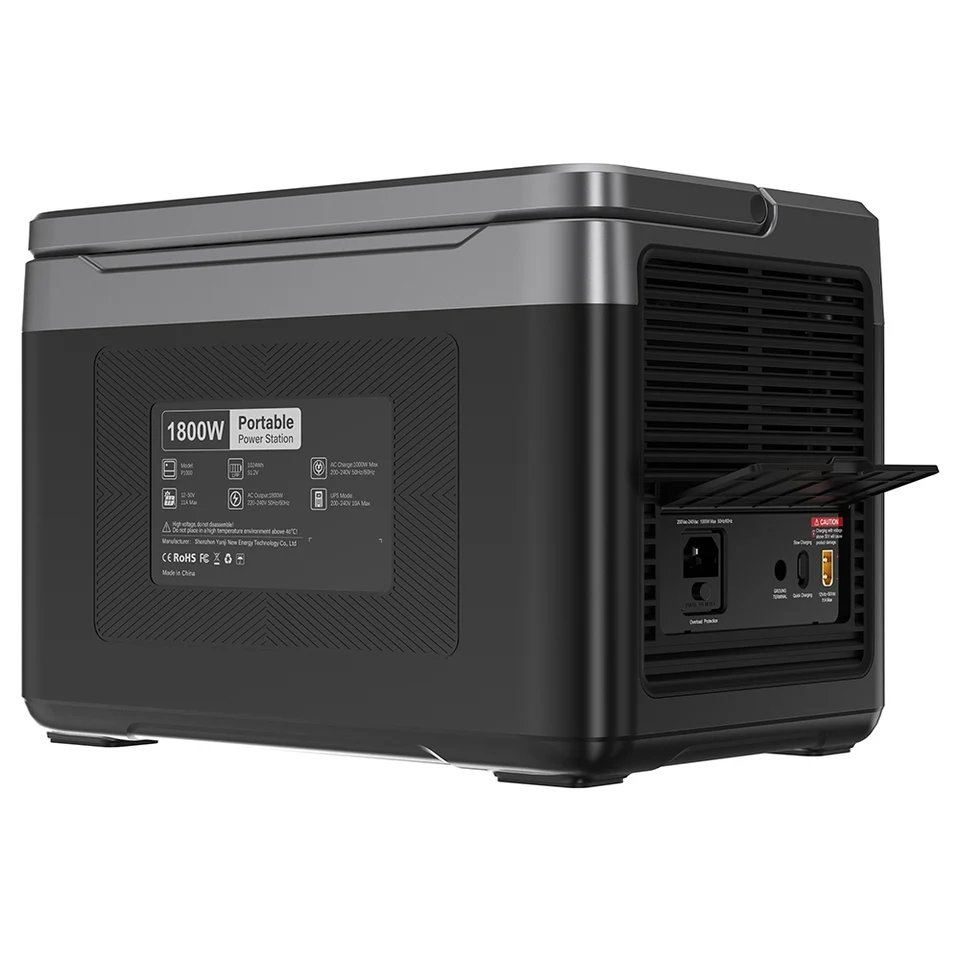 OUKITEL P1000 PLUS Portable Power Station, 1800W 1024Wh Solar