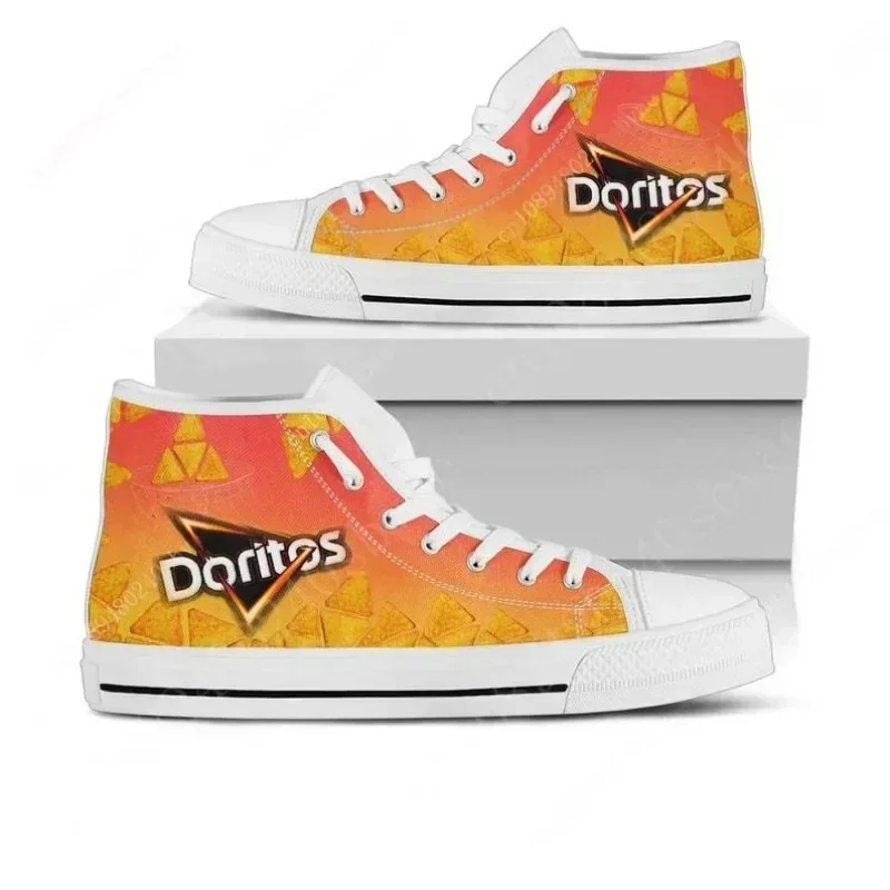 Zapatos Doritos de caña alta para hombre y mujer, zapatillas de deporte para adolescentes, zapatillas de lona de alta calidad para uso diario al aire libre, zapatos personalizados para parejas