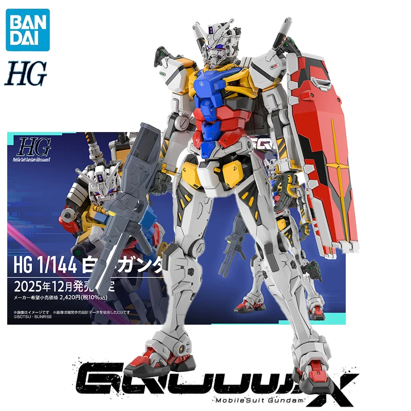 

BANDAI Mobile Suit Gundam GQuuuuuuX HG 1/144 White Gundam Сборная модель Аниме Фигурки Коллекция игрушек ﻿