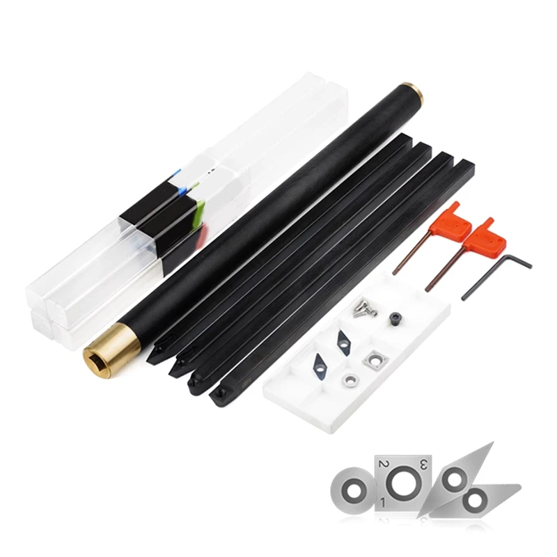 

Wood Turning Tool Rotary Lathe Cutter Tool With Carbide Alloy Insert Woodworking Tools Durable Easy Install