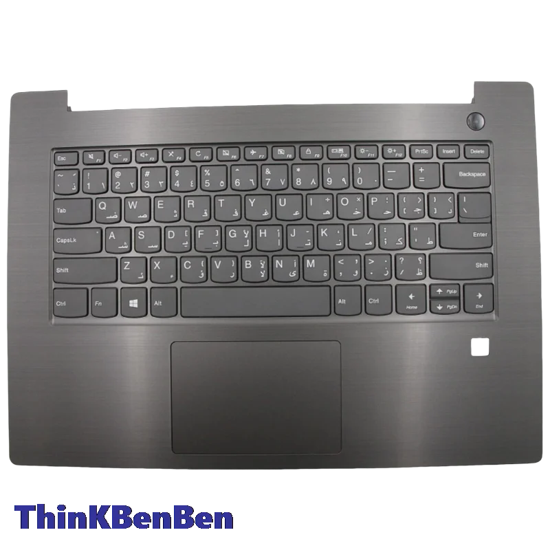 ARA Arabic Iron Gray Keyboard Upper Case Palmrest Shell Cover For Lenovo V330 14 14IKB 14ISK 14ARR 5CB0Q64238