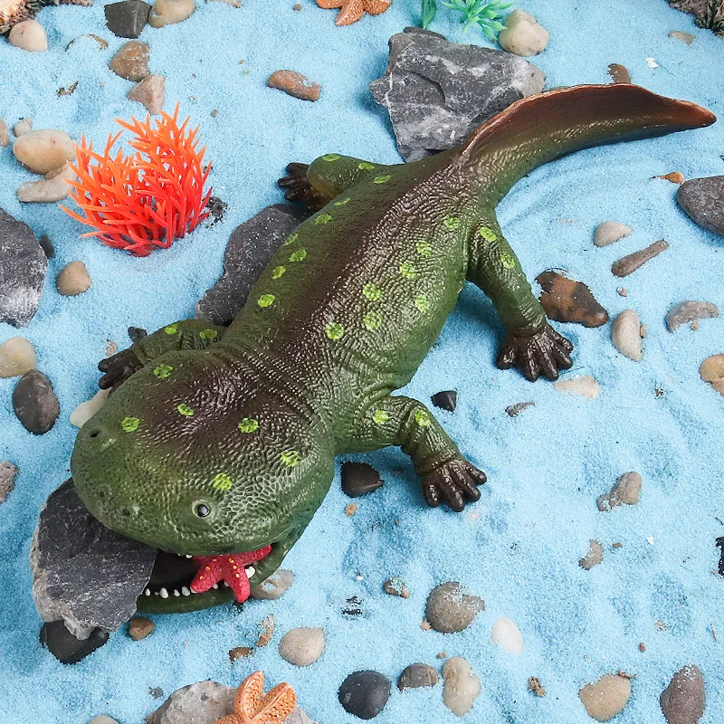 Prehistoric South Pole Koolasuchus Crocodile Model Action Figures Savage Sea life Animals PVC Collection Education Kid Toys