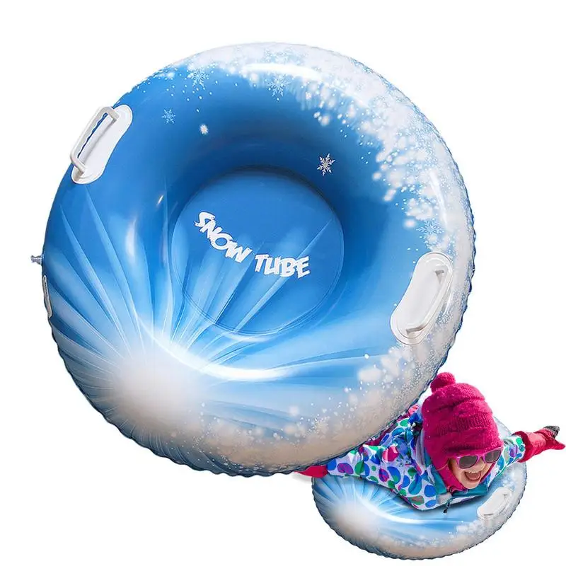 

Kids Snow Tube Heavy Duty Snow Sled Tube With 2 Handles Outdoor Winter Toys Inflatable Snow Sled For Adults Kids Winter Skating