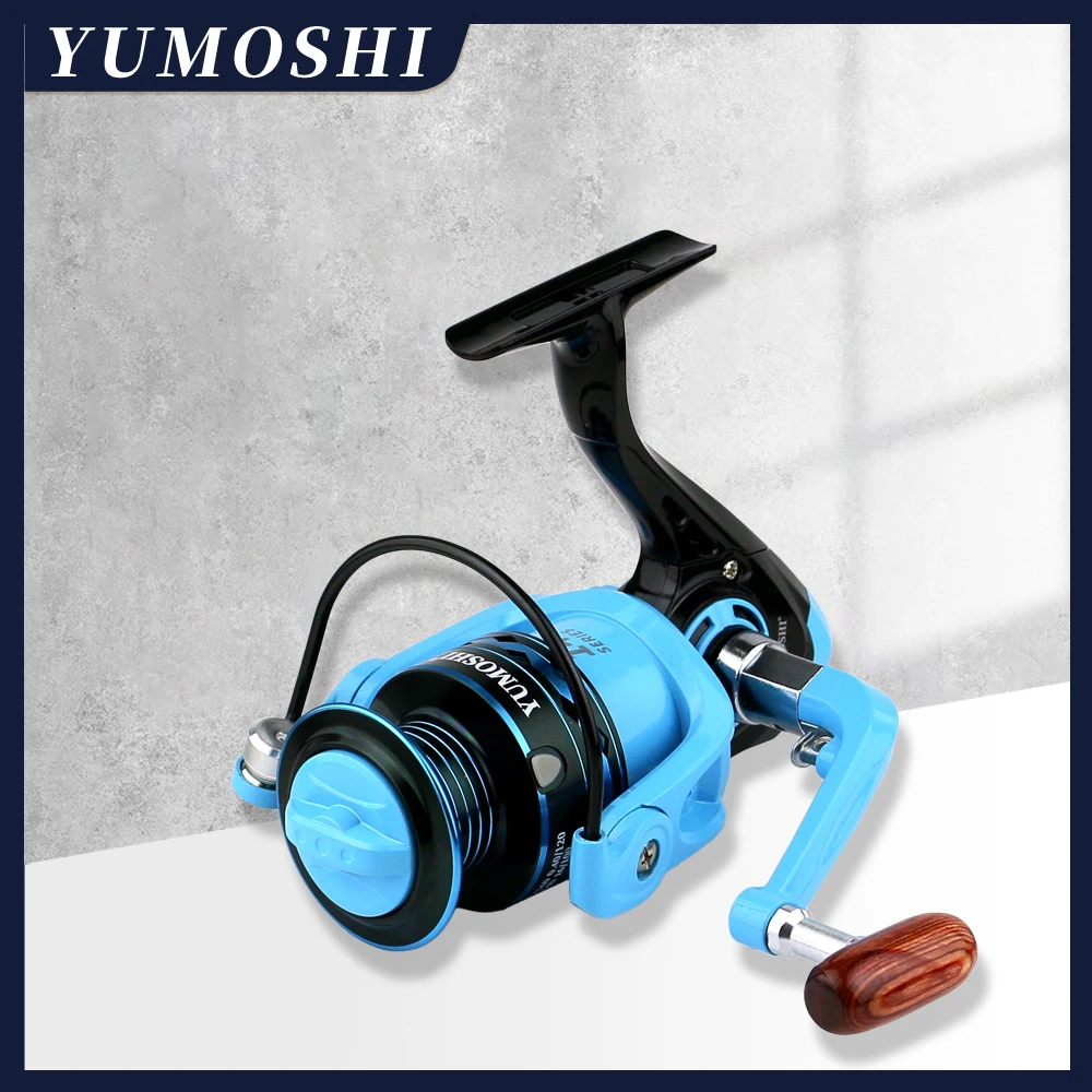 Metal Spool Spinning Reel 5.2:1 Gear Ratio For Saltwater Freshwater Fishing 6 Colors Available 2000 To 7000 Size Long Cast Reel