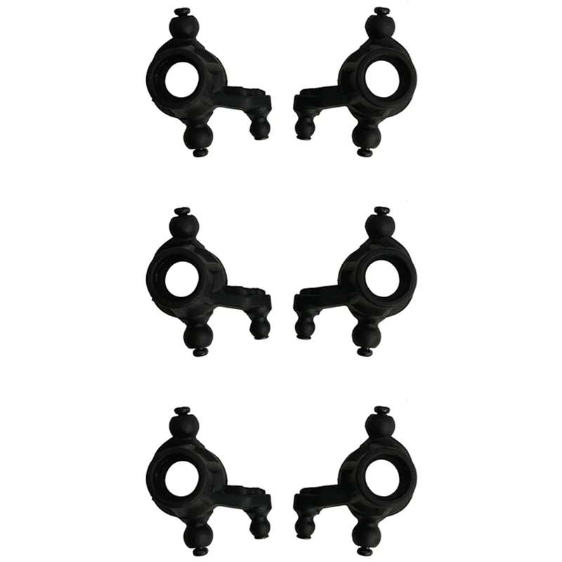 AS96-6Pcs Front Steering Cup SJ01 For Xinlehong Hosim Q901 Q902 Q903 9130 9136 9137 1/16 RC Car Spare Parts Accessories