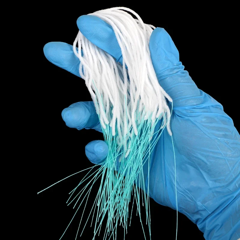 50 Stück Zahnseide-Zahnstocher, wasserexpandierbare kieferorthopädische Zahnseide, multifunktionale Reinigungsdrähte für Implantate und Zahnspangen