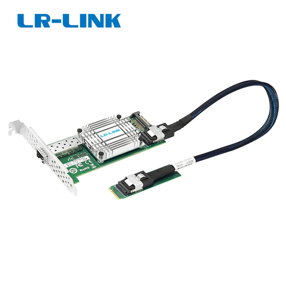 10G Single-port to SFF-8087/M.2 Ethernet Network Adapter (Intel 82599 Based)