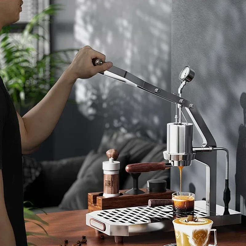 

Hand-pressed Coffee Machine for Home, Small Commercial Espresso Machine, 1-16Bar Lever Coffee Machine