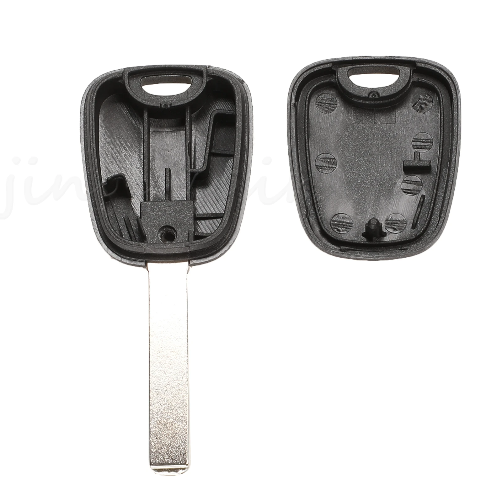 Jingyuqin 트랜스폰더 칩 자동차 키 쉘 케이스 포브, 시트로엥 C2 C3 C4 에 적합, 푸조 106 107 307 207 306 406 VA2 HCA SX9 Ne73