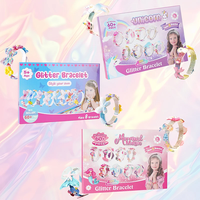 Fazendo kits de ferramentas de pulseira para meninas de 5 a 12 anos - Criando brinquedos artesanais para presentes de aniversário - Prêmios de sala de aula, atividades de festa