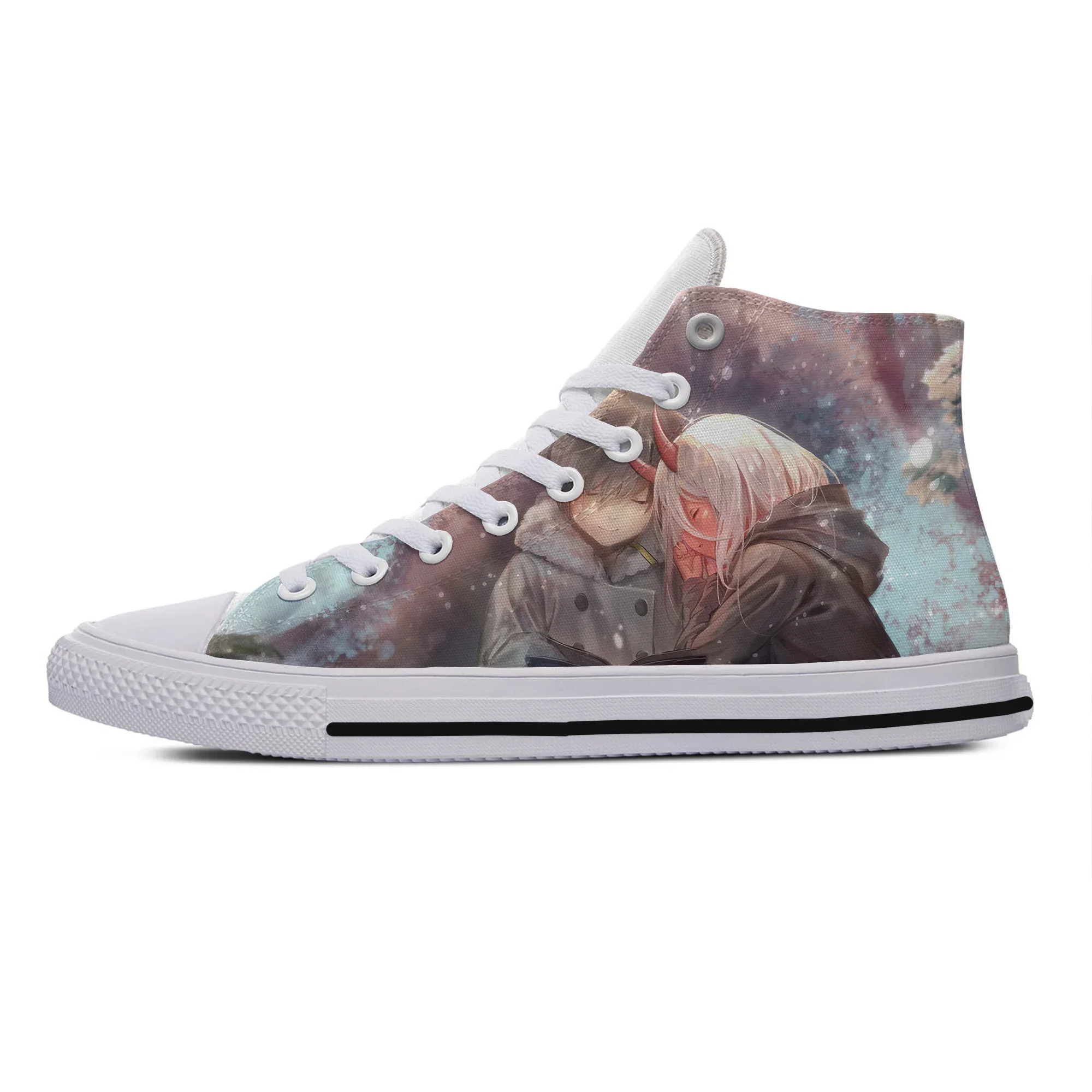 Hot New Shoes Anime DARLING In The FRANXX High Top Lightweight Board Shoes Lightweight Casual Breathable Fashion Canvas Shoes