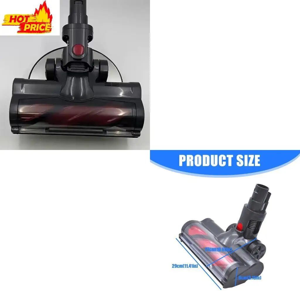 

Vacuum Cleaner Brush Head With Roller For Carpet Cleaning And Hard Floor Replacement Parts Electric Mopping Brush Head