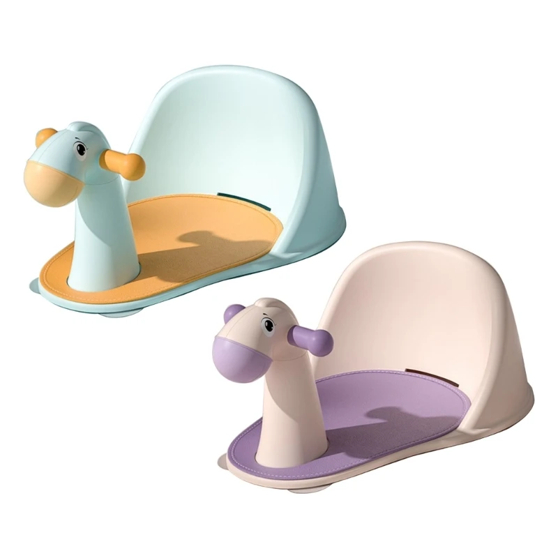 Baby Bath Tub Chair Non Slip Small Horse Bathtub Support Adjustable Height Lightweight for Safe & Comfortable Bathing