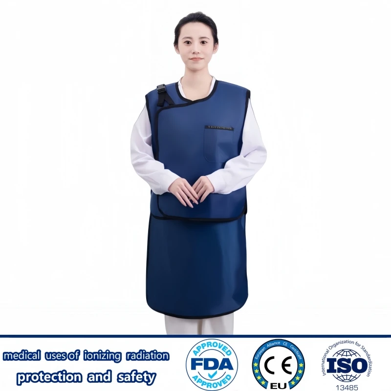 X-ray gamma ray radiological protective 0.5mmpb sleeveless lead vest lead skirt Industrial radiation shielding super soft suit