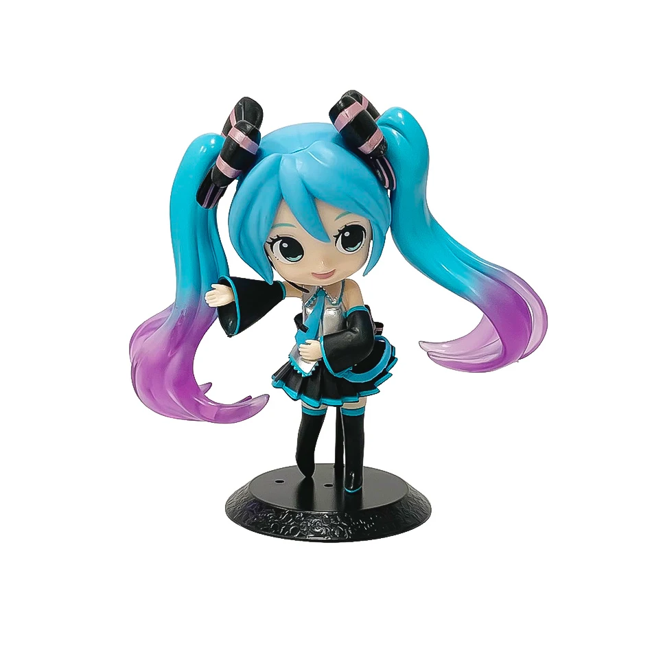 Hatsune Miku nouveau Anime 16 cm chanteur virtuel Manga Statue Figurines modèle jouets ordinateur bureau gâteau décoration jouets mignons