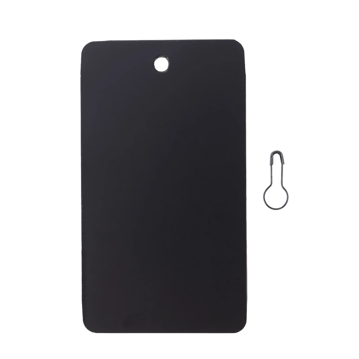 

400 Pcs Plastic Tag Set Hanging Tags PVC Old Fashioned Gourd Pin Black ID Holder