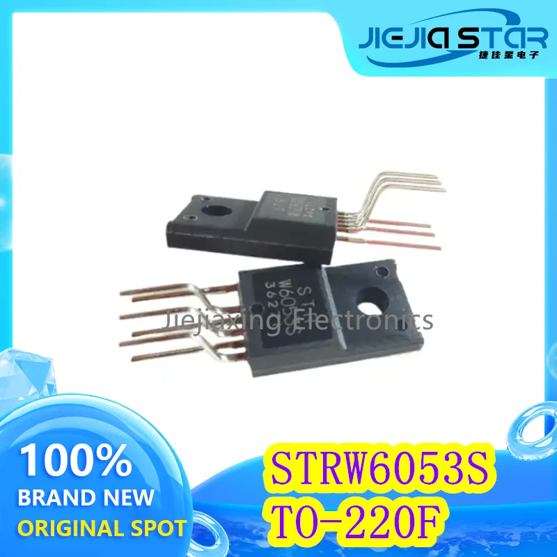 (5/10 buah) STRW6053 STR-W6053S W6053S chip Daya TO-220F barang elektronik asli baru tersedia