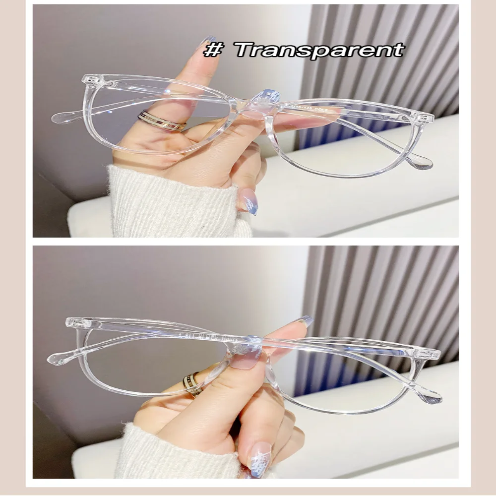 Nouvelles lunettes de mode pour femmes rรฉtro lunettes transparentes Anti lumiรจre bleue monture de lunettes marque de luxe Design quatre saisons
