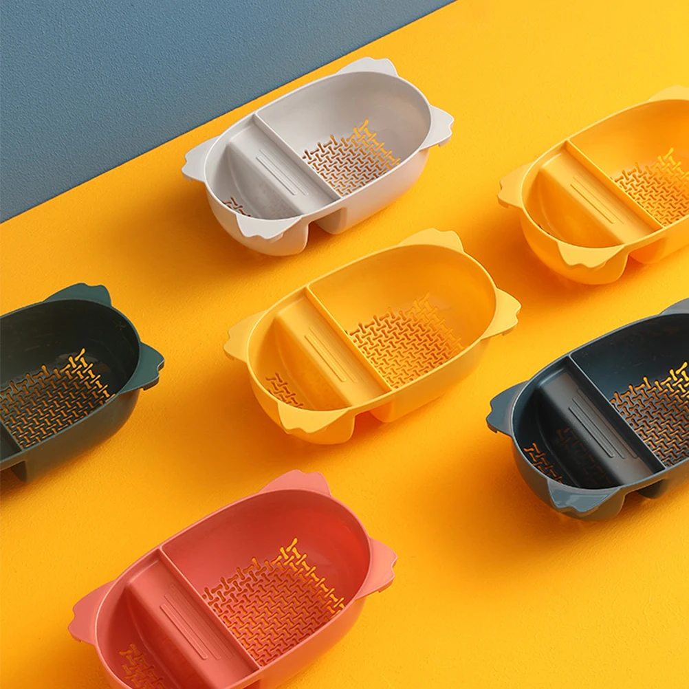 

Saddle Shape Kitchen Rack Storage Container Household Sink Rack Plastic Vegetable Basket Mesh Strainer For Kitchen Sink