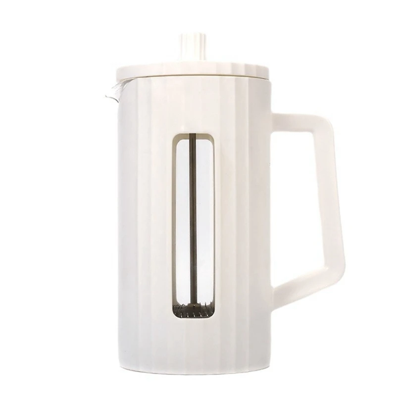 French Press Coffee Maker High Borosilicate Glass House Coffee Brewer Milk Foam Frother Barista Tea Maker image 6