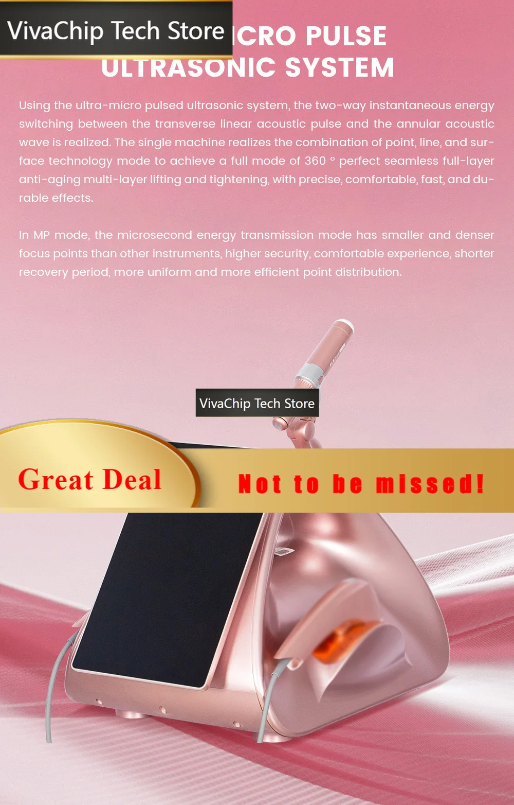 VivaCTKorean desktop dual reverse doctor firming and rejuvenation device