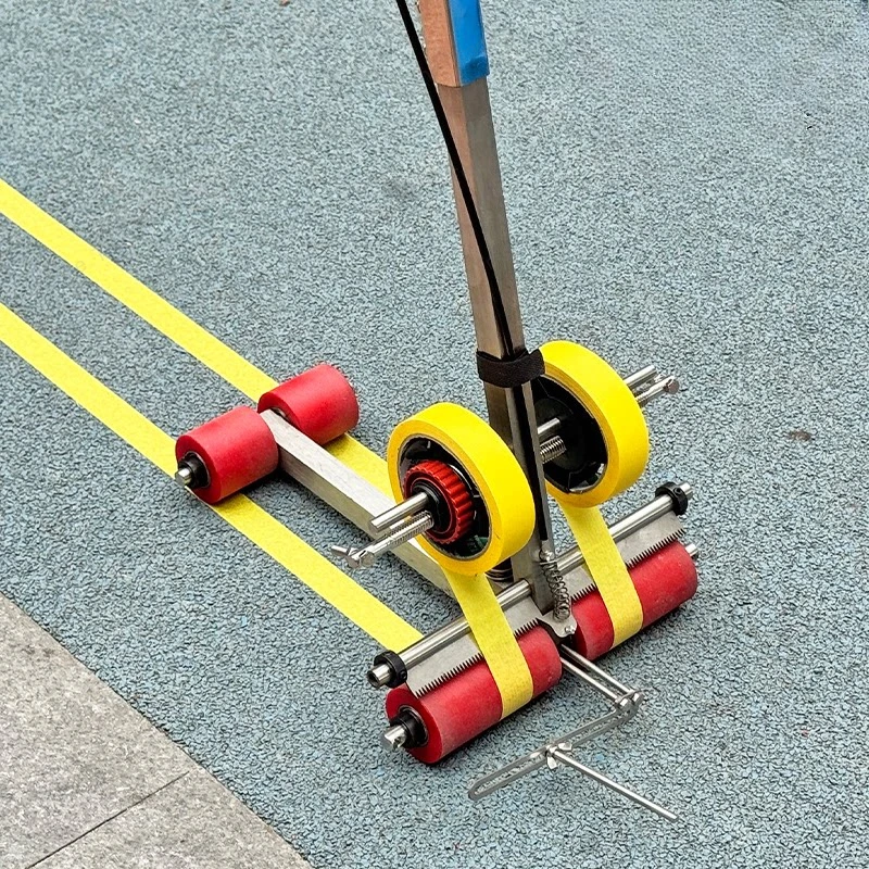 Floor masking tape scribing machine Basketball court drawing round workshop Parking space Sports equipment Plastic track
